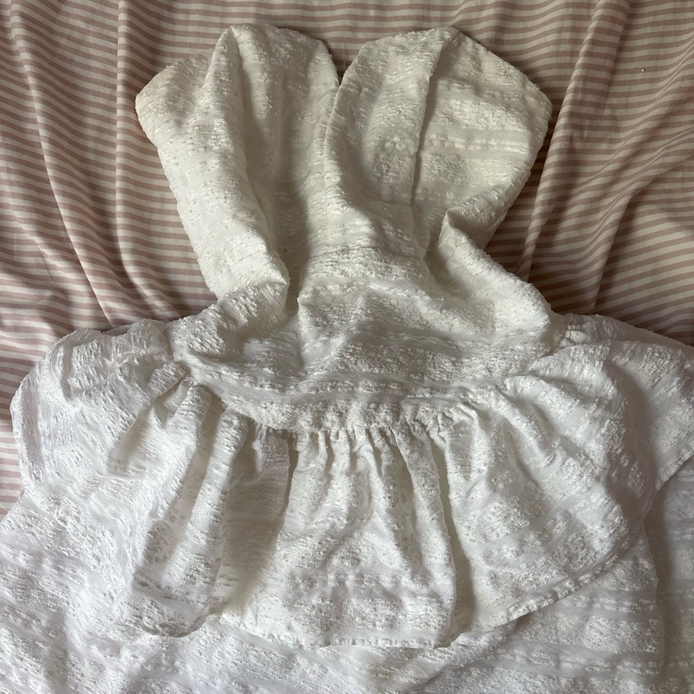 White Puffy Dress